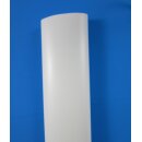1 m Rehau Handlauf Weiß matt RAL 9010 PVC 40 x 8...