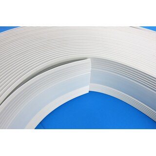 1 m Profilband 3 x 60 mm EPDM-X+PP grau Riffelgummiband selbstklebend Riefengummiband Stegplatten Glas