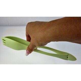 Design-Salatbesteck aus Nylon, grün