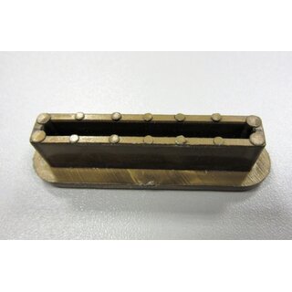 2 Stück Rehau Handlauf-Endkappe Gold zu Handlauf 50 x 8 Kunststoffhandlauf Treppenhandlauf