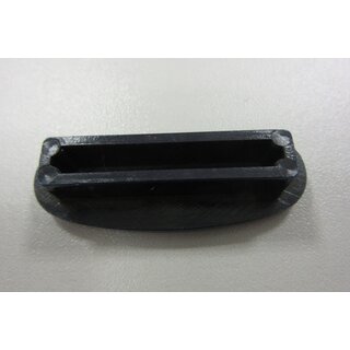 Handlauf-Endkappe Schwarz zu Handlauf 40x8 Kunststoffhandlauf Rehau 