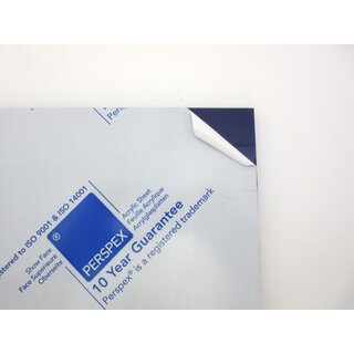Acryl GS-Platte 5 mm Zuschnitt 760 x 578 mm Kunststoffglas blau durchscheinend