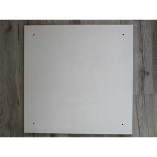 Tischplatte GetaLit® HPL eckig 490 x 490 mm Stärke 8 mm weiß