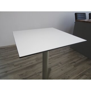 Tischplatte GetaLit® HPL eckig 490 x 490 mm Stärke 10 mm weiß