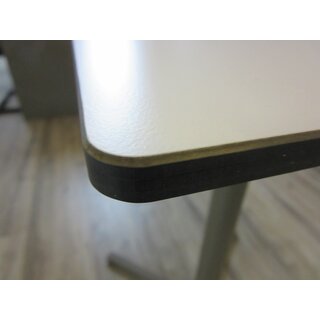 Tischplatte GetaLit® HPL eckig 450 x 450 mm Stärke 10 mm weiß