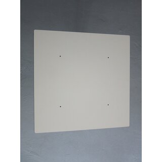 Tischplatte GetaLit® HPL eckig 600 x 600 mm Stärke 8 mm weiß