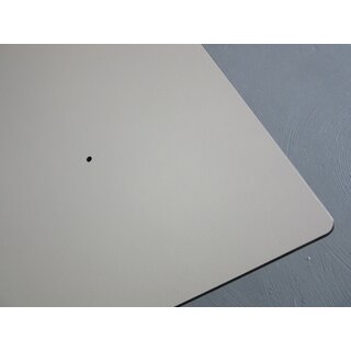 Tischplatte GetaLit® HPL eckig 600 x 600 mm Stärke 8 mm weiß
