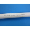 1m PET RundstabTecapet White 20 mm Vollmaterial Technischer Kunststoff