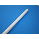1m PET RundstabTecapet White 20 mm Vollmaterial Technischer Kunststoff