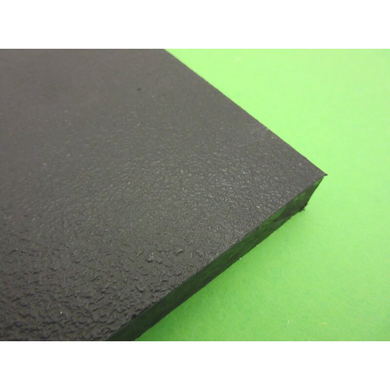 PE-HD Polyethylen Platte 15 mm schwarz Größe 1000 x 195 mm 77,90€/m² 