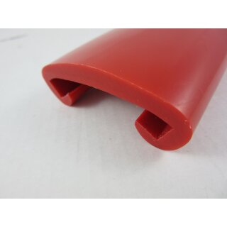 25 m Rehau Handlauf Kunststoffhandlauf Treppenhandlauf Signalrot 308 matt PVC 40x8