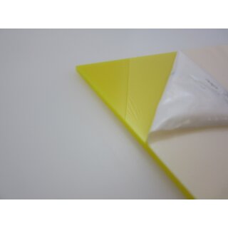 Acrylglas Perspex® GS-Platte 3 mm Zuschnitt 295 x 210 mm Kunststoffglas gelb