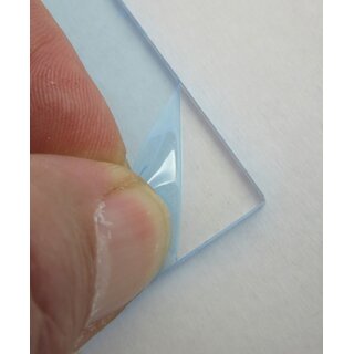 5 Stück Acryl XT-Platten 4 mm Zuschnitt 460 x 100 mm Kunststoffglas transparent