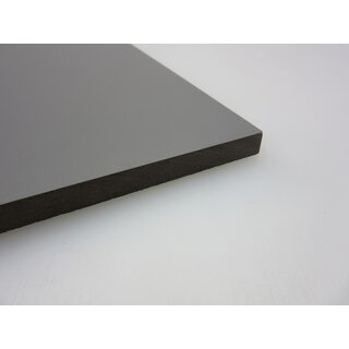 HPL-Platte Fundermax 8 mm Zuschnitt 450 x 324 mm dunkelgrau