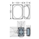 Wieland 3-fach Einspeisesteckdose Aufputz IP66 für Balkonkraftwerk 3er