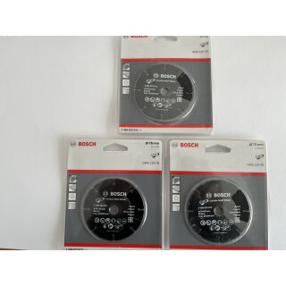 3 Stück Bosch Trennscheibe GWS Carbide Multi Wheel Ø 76 x10 mm