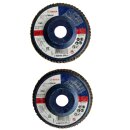 2 Stück Bosch Fächerschleifscheiben X431...