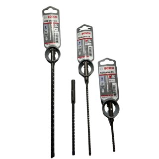 BoschStahlbetonbohrer-Set SDS plus-7X  Ø 8, 6, 5, 5 mm