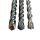 Projan Hammerbohrer Rocket 3 SDS-plus Bohrerset 14,16 und17 mm