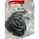 5 Stück fischer Rohrschellen FRS-L M8 / M10 Univ...