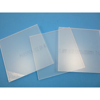 3-er Set Acrylglas Platte 8 mm Perspex® CC Farblos Zuschnitt 150 x 150 mm
